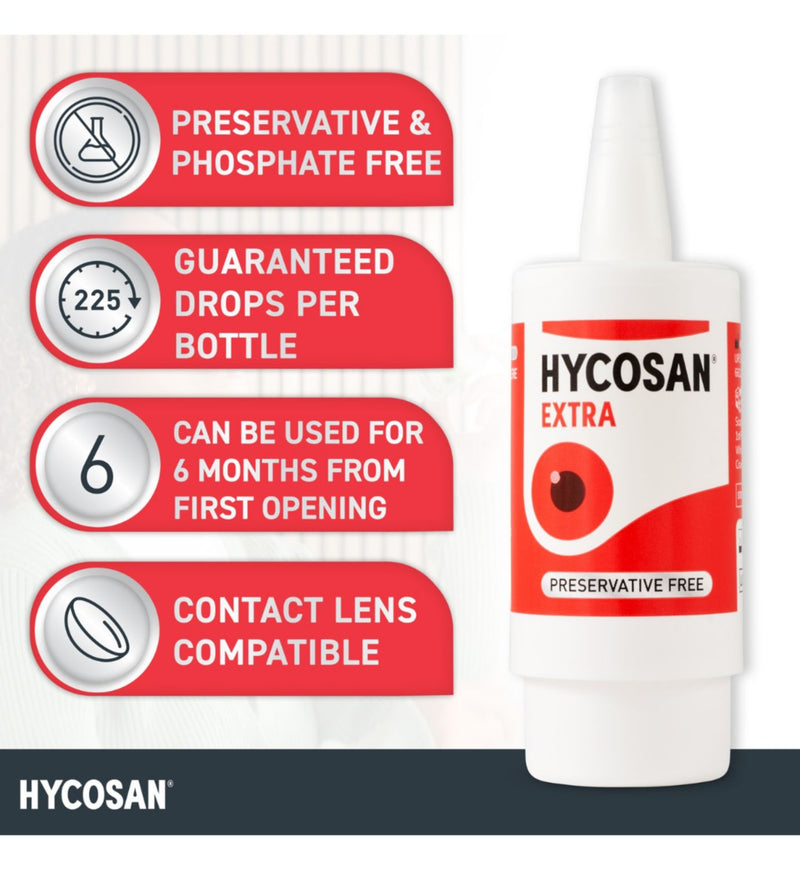 HYCOSAN Extra and OPTASE Life dry eye kit imported from the UK