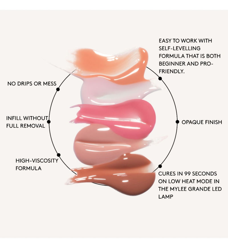 Mylee builder gel nail polish Terracotta 13ml (British brand)