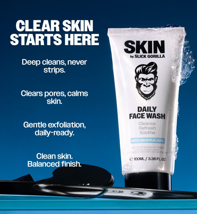 Slick Gorilla daily face wash 100ml - British product