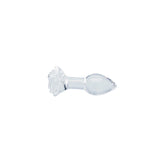 Clarity Utopian Bloom glass butt plug 108mm, UK version