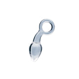 Clarity Utopian Delight glass butt plug, imported from the UK