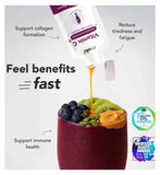 Zooki Liposomal Vitamin C supplement acai berry flavour 30 sachets, UK version