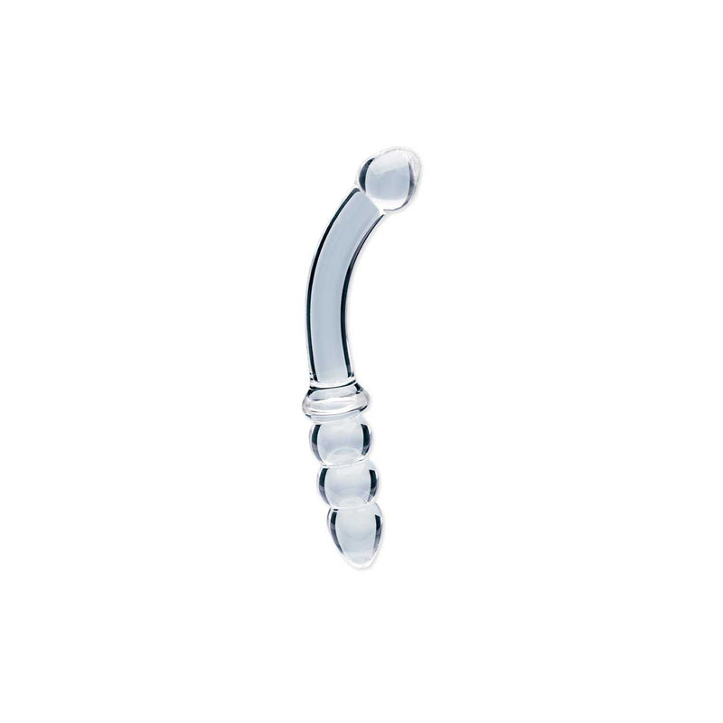 Clarity Celestial Zenith double-ended glass dildo 6.5-inch - British product