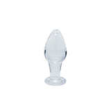 Clarity Utopian Bud glass butt plug, UK version