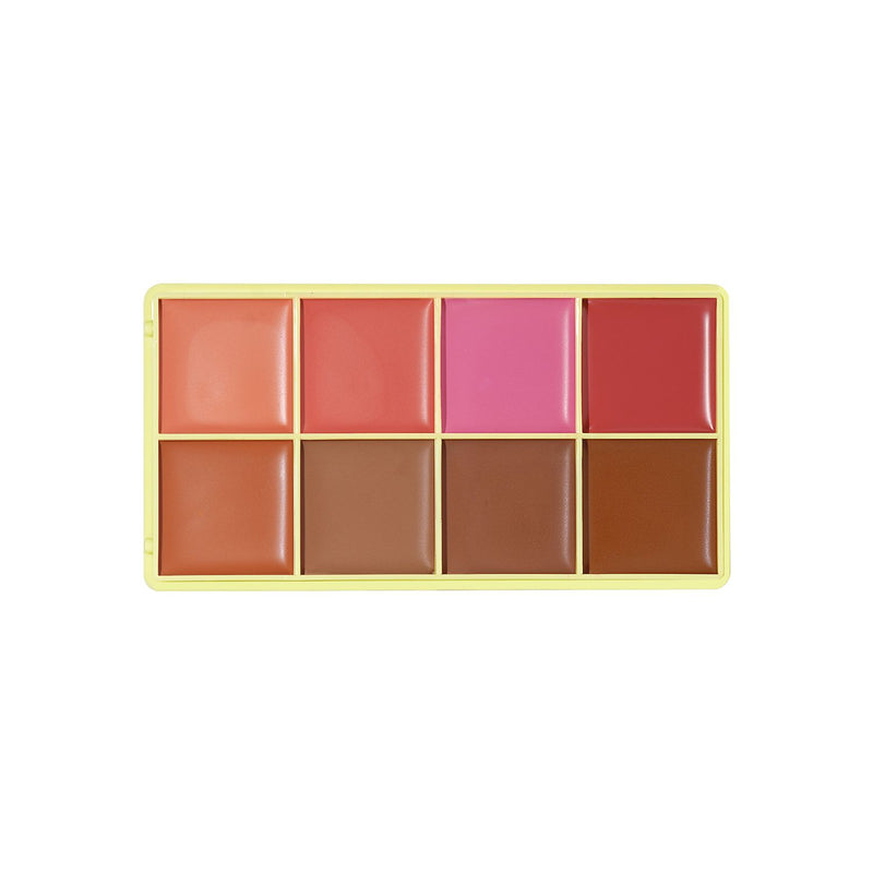 Made By Mitchell Curve Case Matte blusher palette Medium 8x5g, UK version