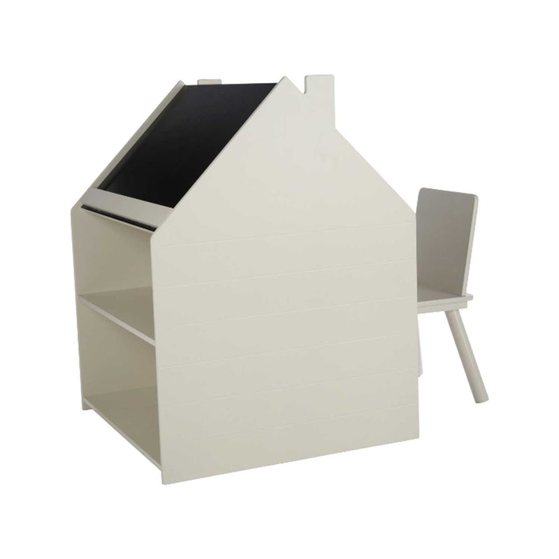 CuddleCo Play House Desk with easel and chair, Pebble colour, UK version