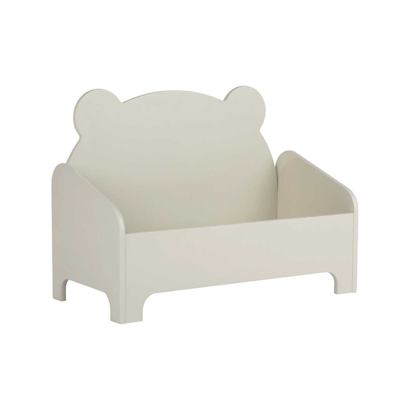 CuddleCo Bear Book Storage in Pebble children's book storage, UK version