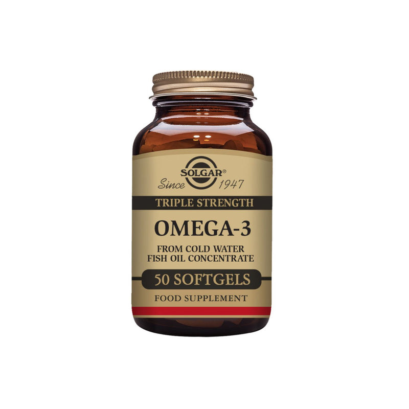 Solgar Triple Strength Omega-3 50 softgels, UK version