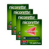 Nicorette Invisipatch 25mg patches 4-pack bundle (British brand)