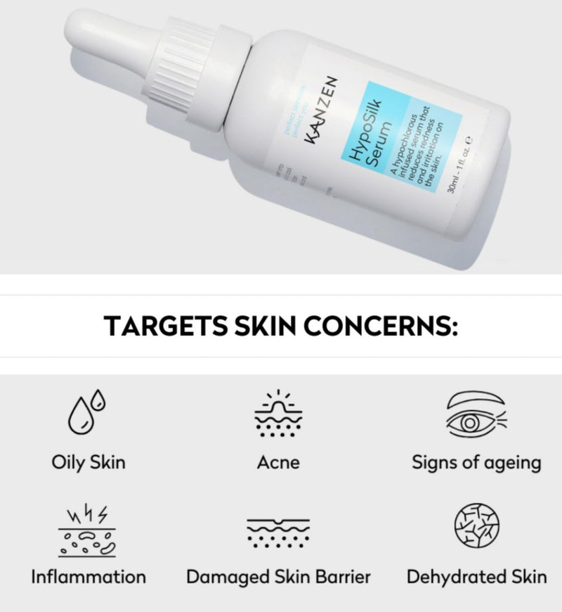 Kanzen Hyposilk serum 30ml, imported from the UK
