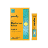 Punchy electrolytes daily hydration reset tropical 14 sachets - British product