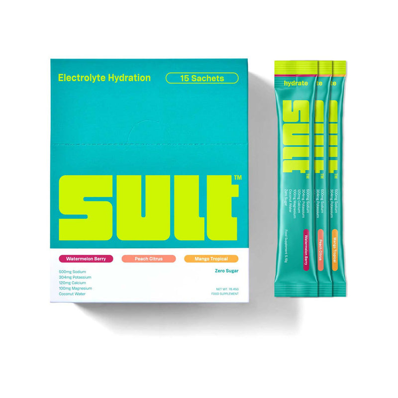 SULT electrolyte variety pack 15 sachets 78.45g (British brand)