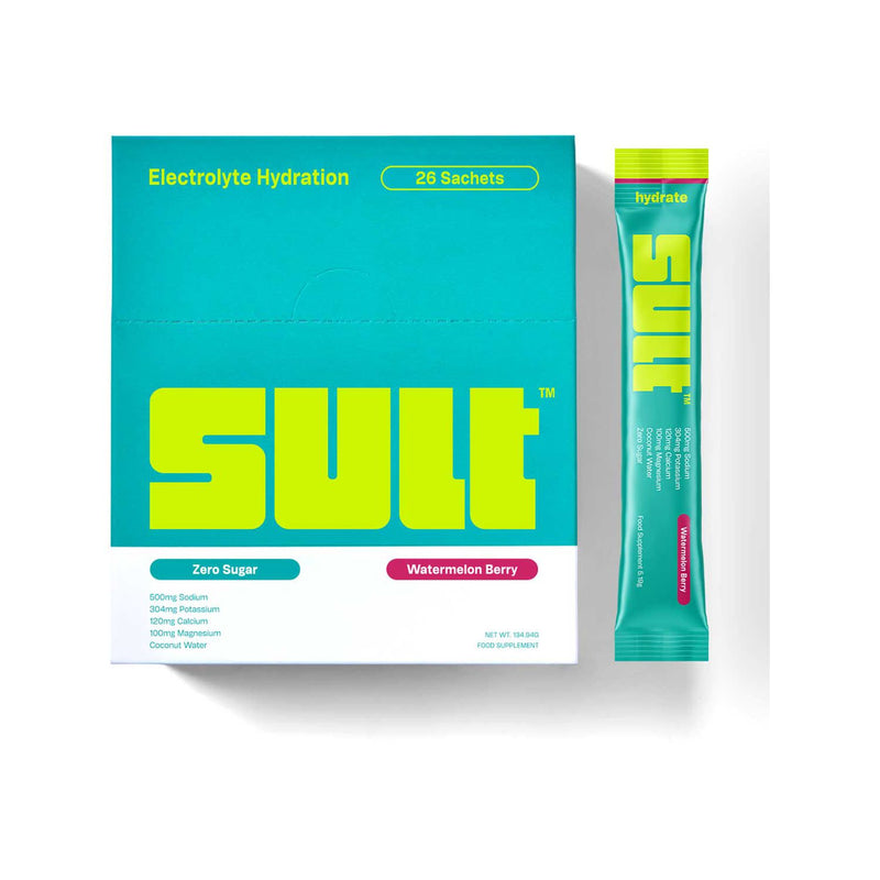 SULT watermelon berry electrolyte powder 26 pack, imported from the UK