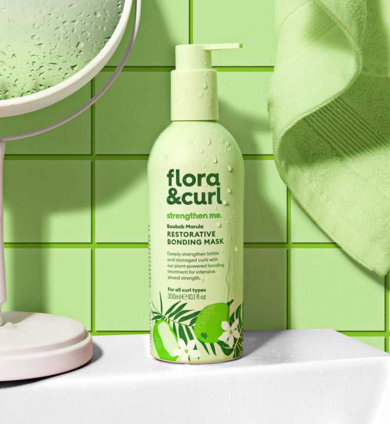 Flora & Curl Baobab Marula Restorative Bonding Mask 300ml - British product