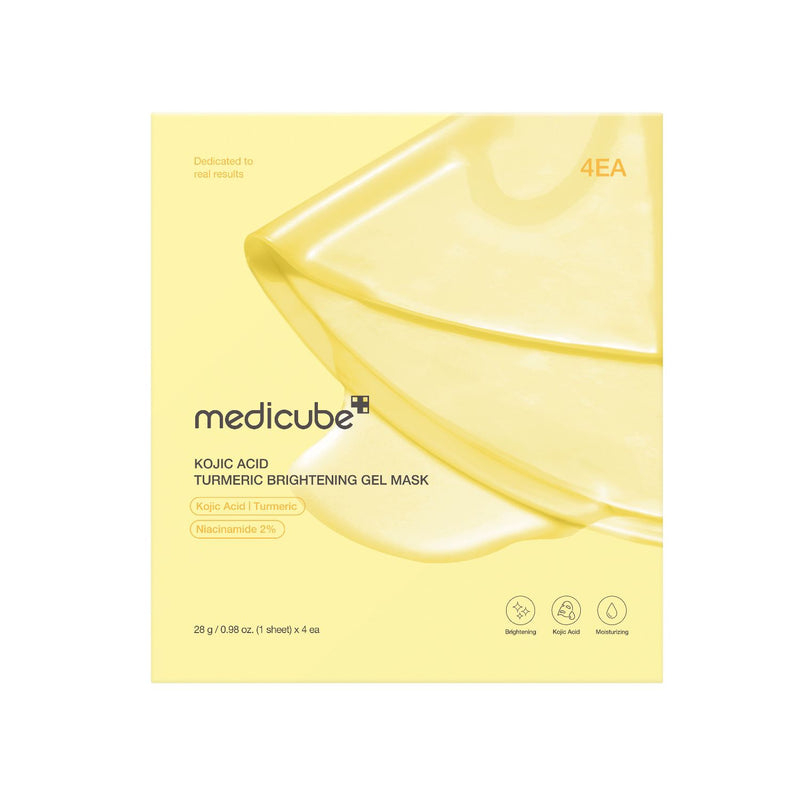 Medicube gel mask Kojic Acid Turmeric 28g 4ea, imported from the UK