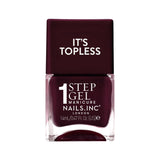 Nails.INC Topless gel polish Billie burgundy 14ml (British brand)