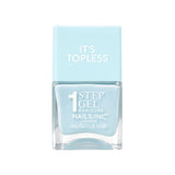 Nails.INC It's Topless 1-Step Gel Nail Polish, GISELLE Icy Blue, 14ml