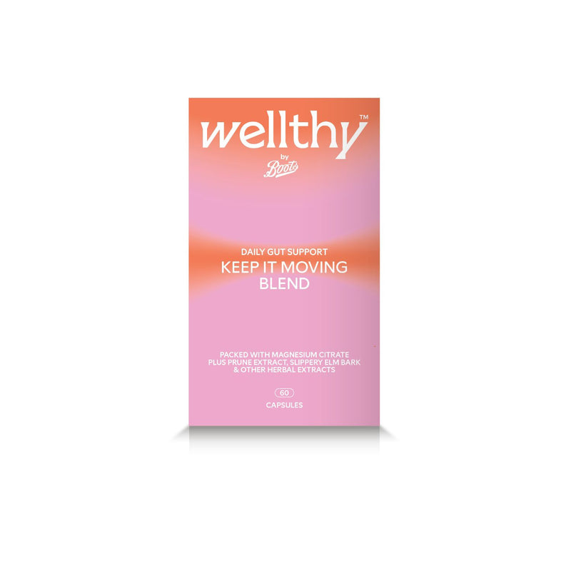 Wellthy by Boots Keep it Moving capsules 60 (British brand)