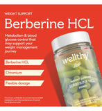 Wellthy by Boots Berberine supplement 60 capsules (British brand)