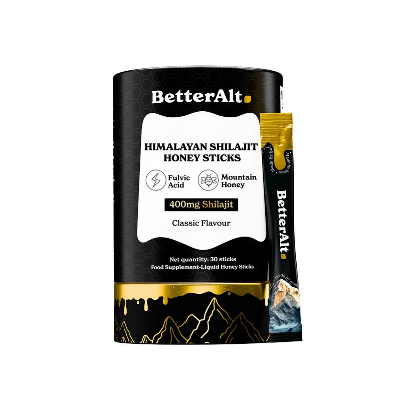 Betteralt natural Shilajit honey sticks 30 pack, UK version