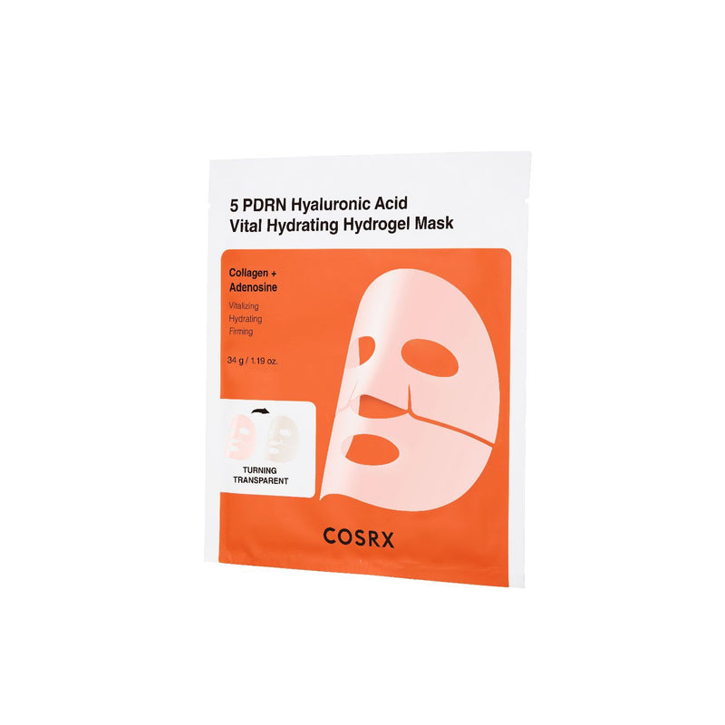 COSRX hydrogel mask with 5 PDRN 34g 3s, imported from the UK