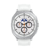 Samsung Galaxy Watch8 Classic LTE 46mm white smartwatch (British brand)