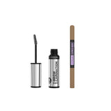 L'Oreal and Maybelline brow duo clear gel dark blonde pencil (British brand)