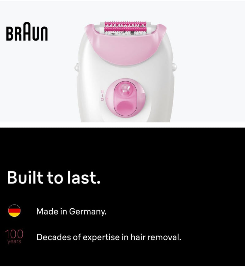 Braun SE3-000 epilator hair removal (British brand)