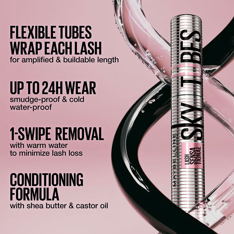 Maybelline Sky High tubing mascara Very Black (British brand)