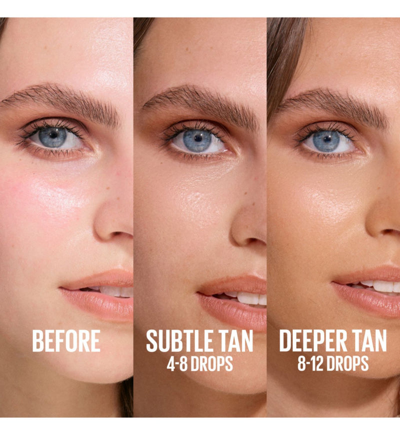 Maybelline New York Summer Shot self-tanning bronzing drops, imported from the UK