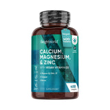 WeightWorld calcium magnesium zinc vitamin D3 supplement 400 tablets - British product