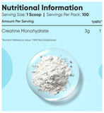 WeightWorld creatine monohydrate micronised unflavoured powder 300g, UK version