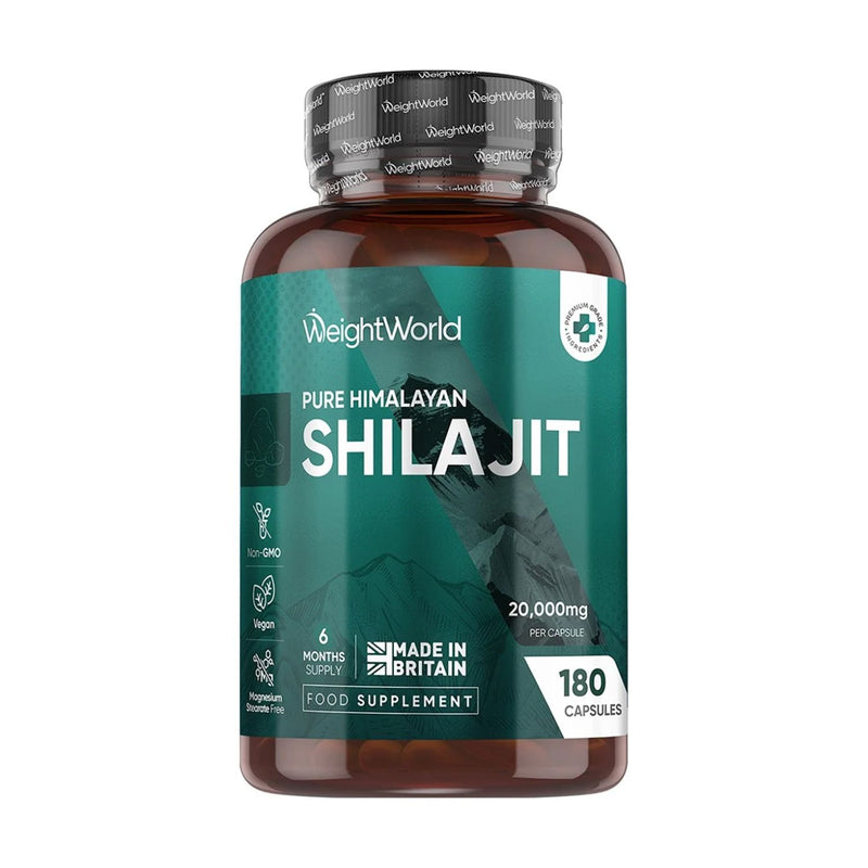 WeightWorld Shilajit 20000mg 180 capsules, UK version