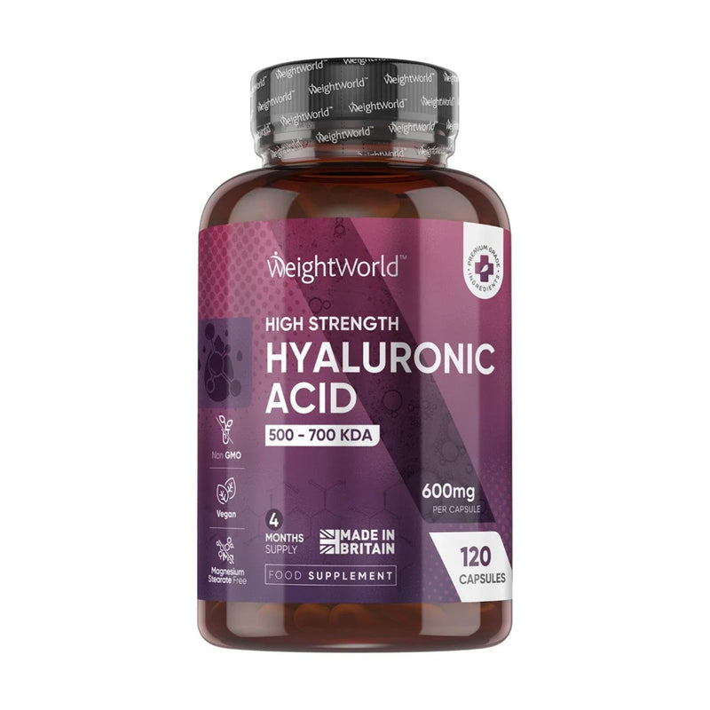 WeightWorld Hyaluronic Acid capsules 600mg, imported from the UK