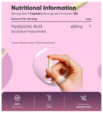 WeightWorld Hyaluronic Acid capsules 600mg, imported from the UK