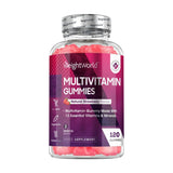 WeightWorld multivitamin gummies strawberry flavour 120 gummies - British product
