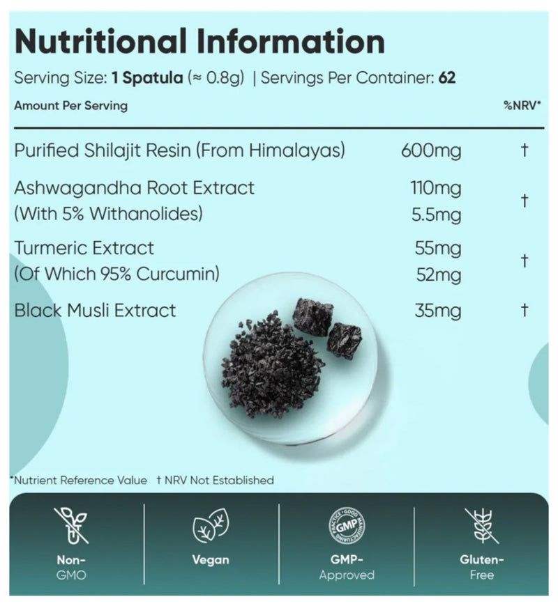 WeightWorld Himalayan Purified Shilajit Resin 50g, UK version