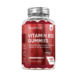 WeightWorld Vitamin B12 Gummies 1000mcg 120 gummies (British brand)