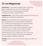 WeightWorld iron supplement bisglycinate 28mg 400 tablets, UK version