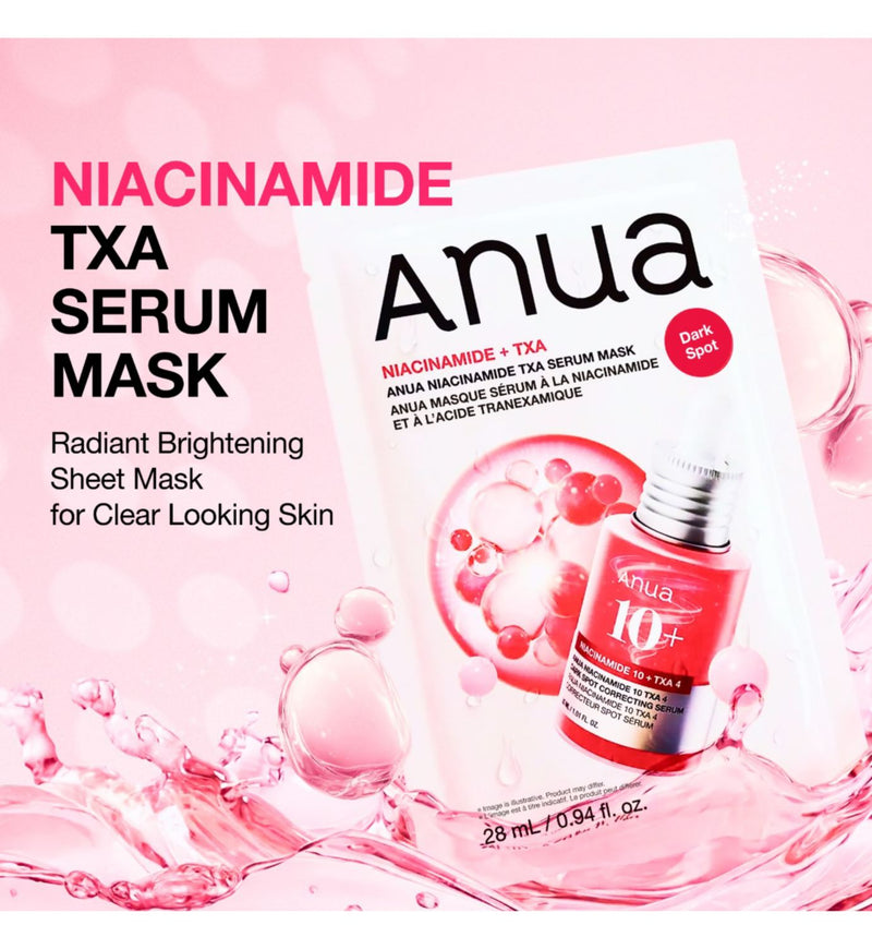 Anua Niacinamide TXA serum mask 28ml (British brand)