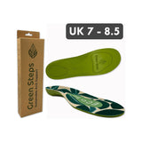 Boots FootActive Green Steps Plant-Based Orthotic Insoles for Plantar Fasciitis Relief Size 7-8.5- Buy online at McGrocer