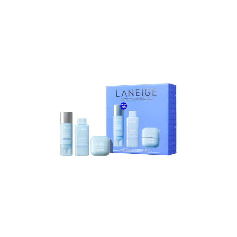 Laneige Water Bank Glass Skin Ritual Set skincare products, imported from the UK