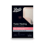 Boots silicone foam absorbent dressing 7.5x10cm 3 pack - British product