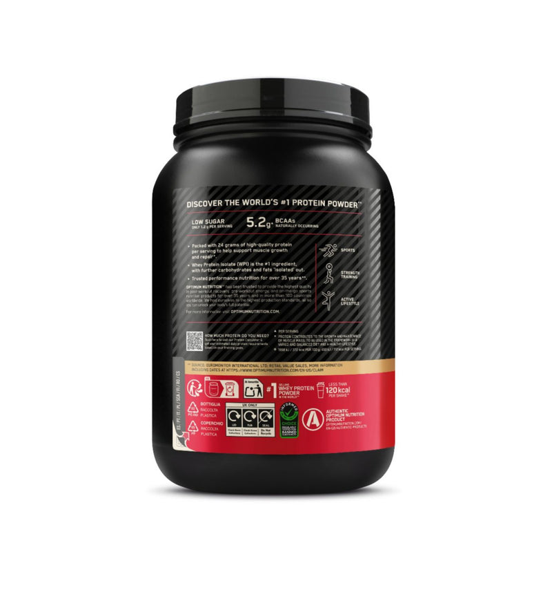 Optimum Nutrition Gold Standard Strawberry Whey 780g (British brand)