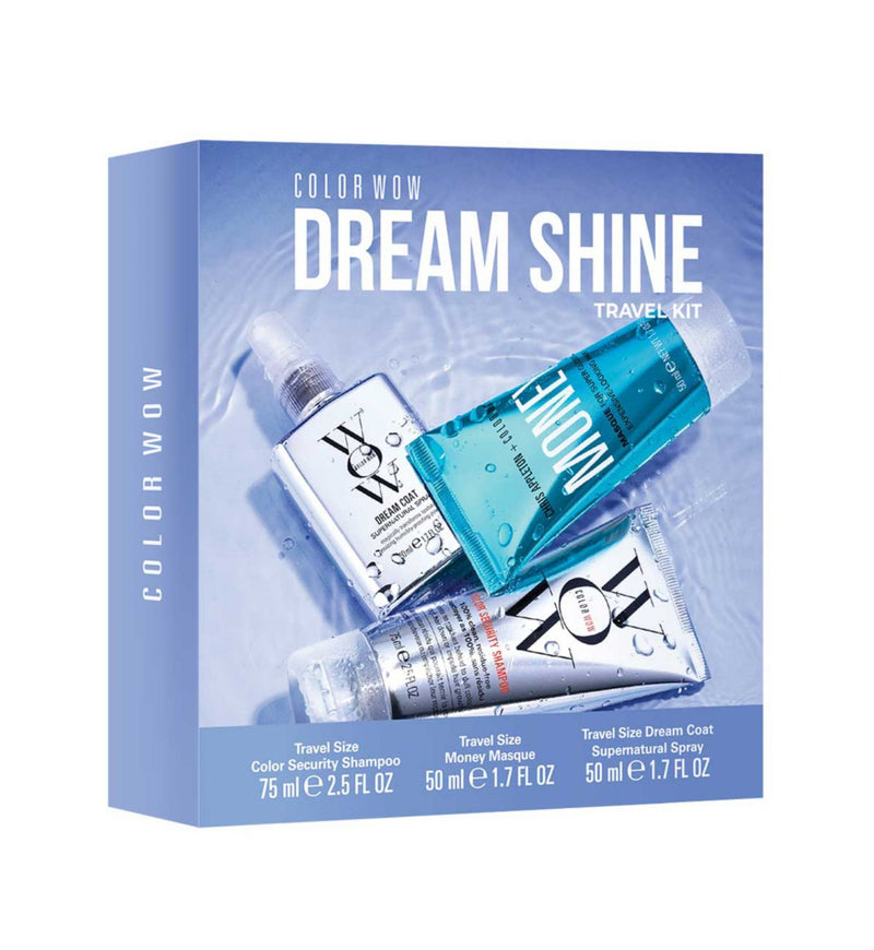 Color Wow Dream Shine Travel Kit hair care set, imported from the UK