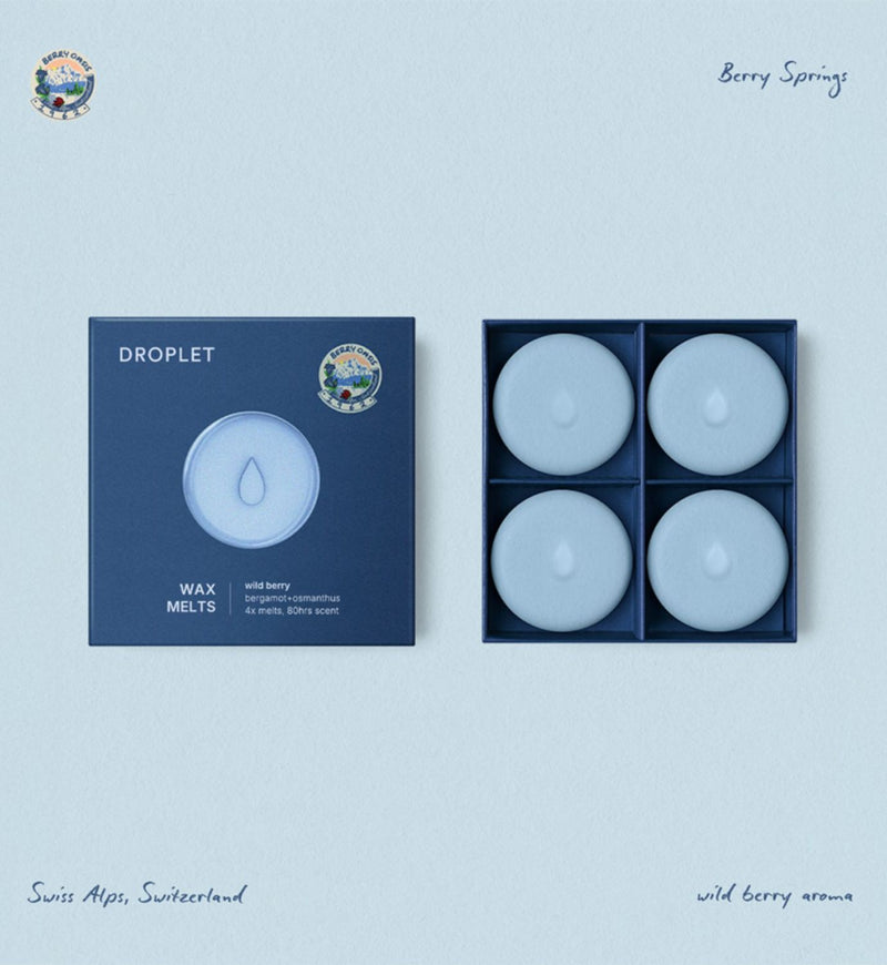 Droplet Berry Oasis wax melts 4s (British brand)