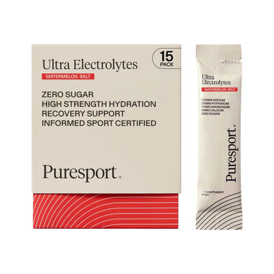 Boots Puresport Ultra Electrolytes Hydration Powder Sachets, Watermelon, 15 Sachets- Buy online at McGrocer