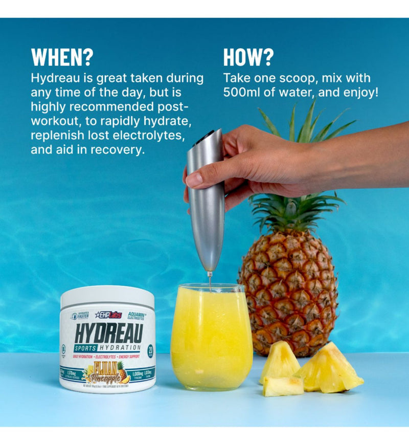 EHPlabs hydration electrolyte powder Fijian Pineapple 158g (British brand)