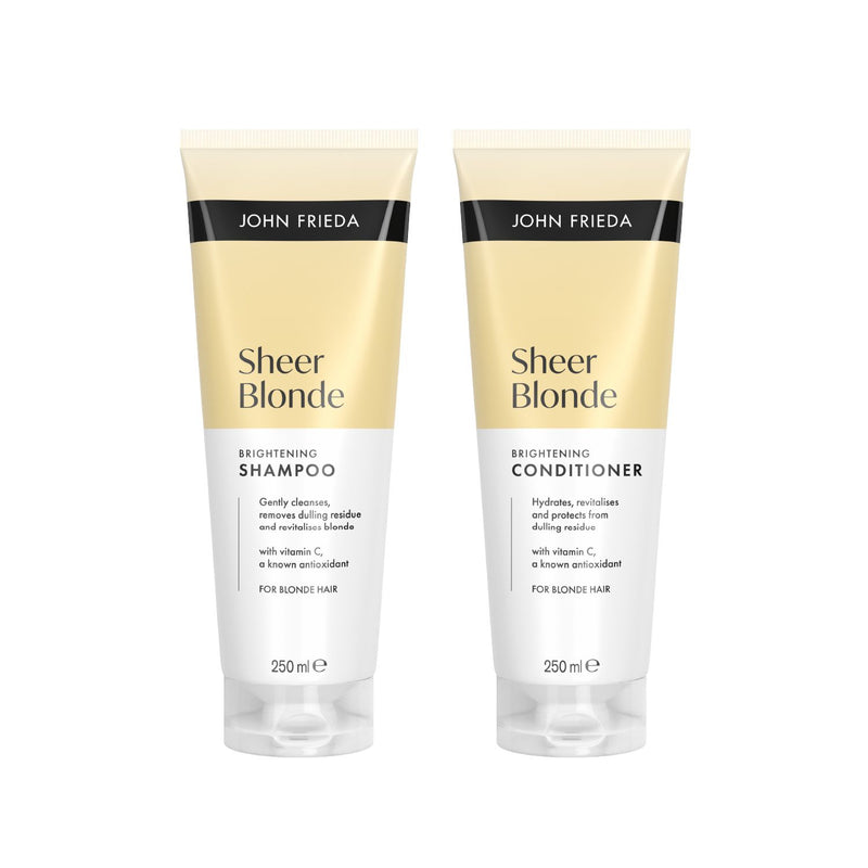 John Frieda Sheer Blonde duo shampoo and conditioner 250ml each (British brand)
