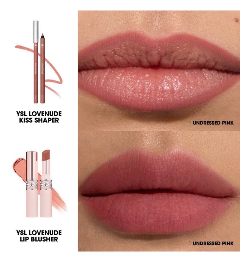YSL Lovenude lip balm and liner duo, UK version